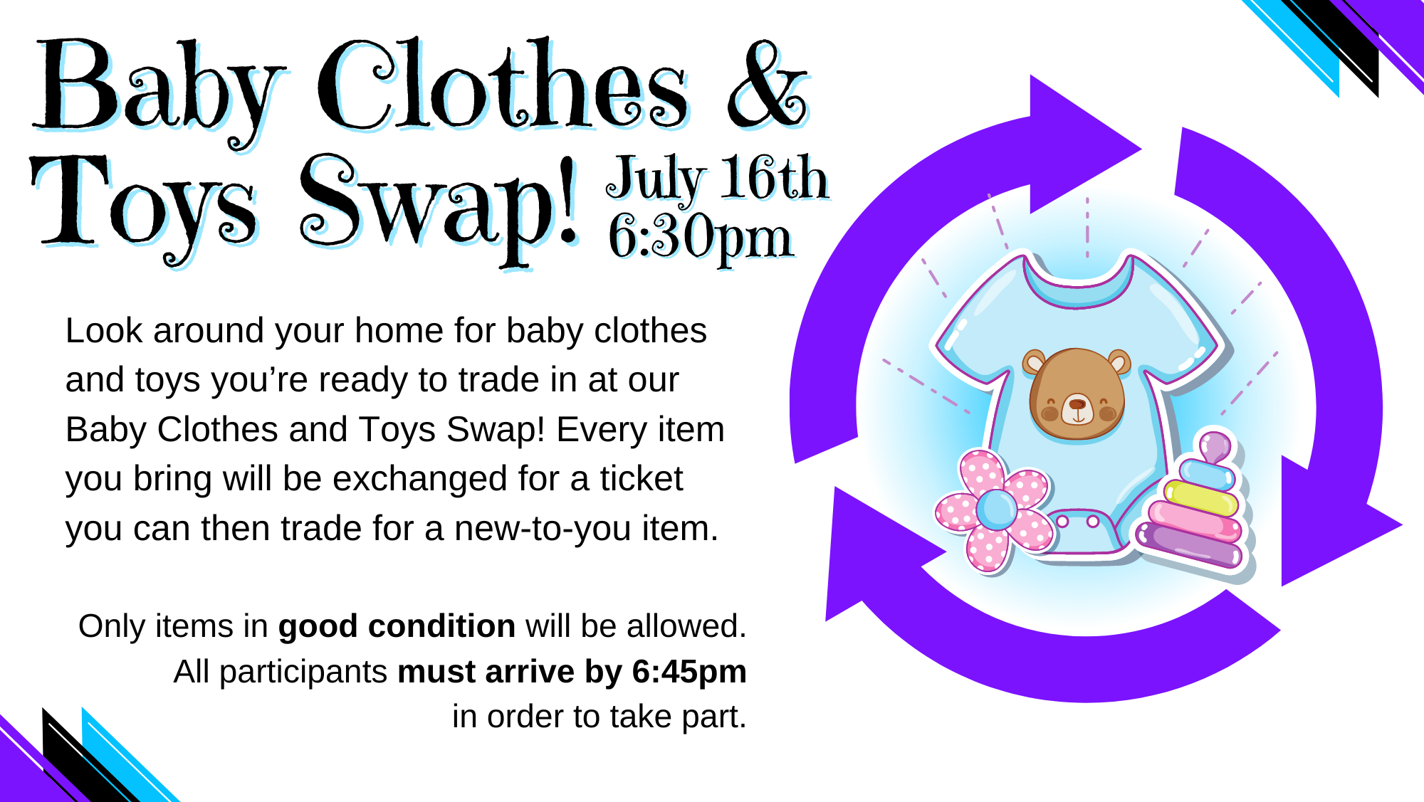 Baby Clothes and Toys Swap
