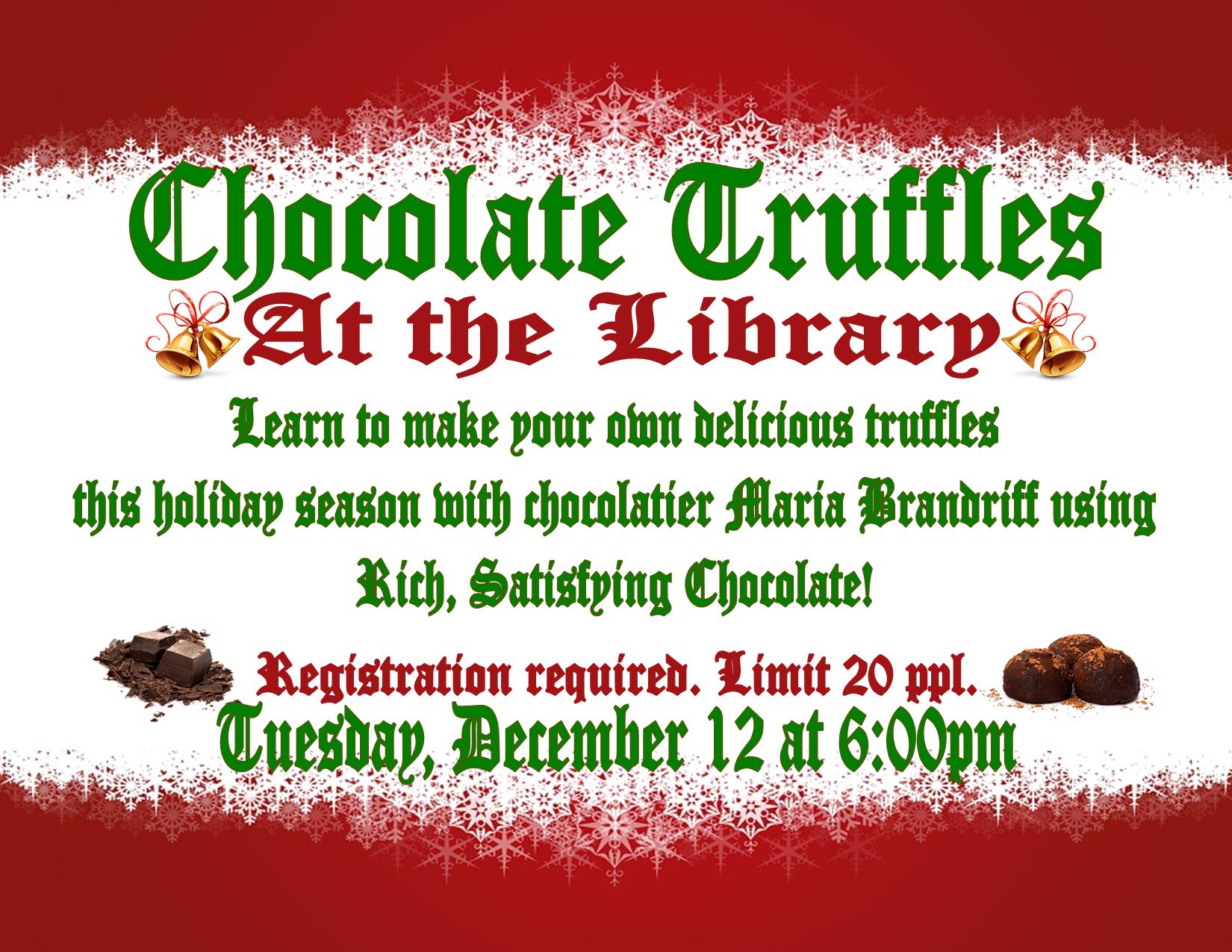 Chocolate Truffles at the Library
