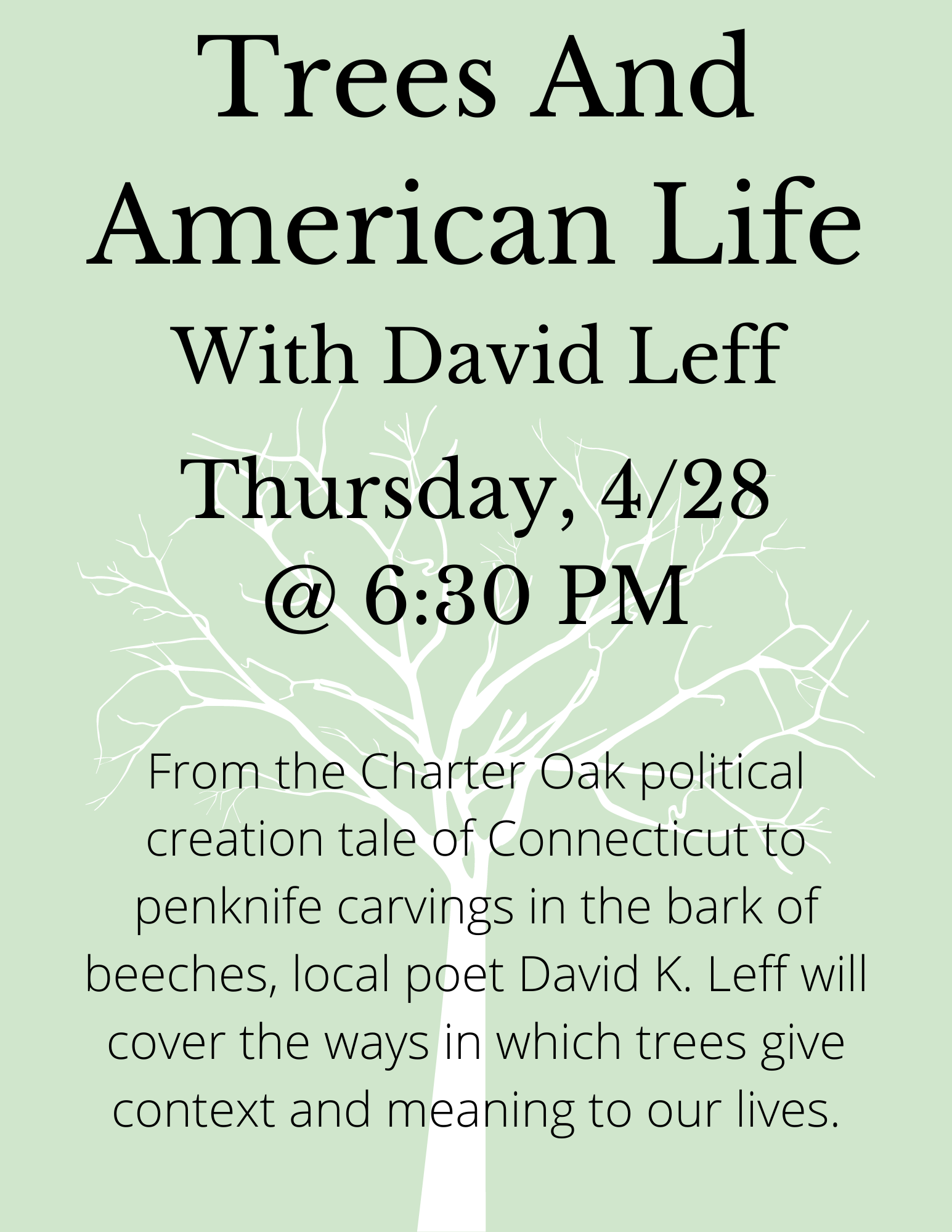 Trees and American Life with David Leff