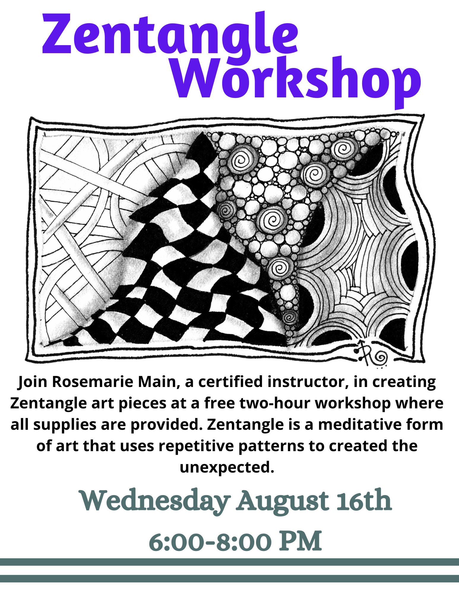 Zentangle® Workshop